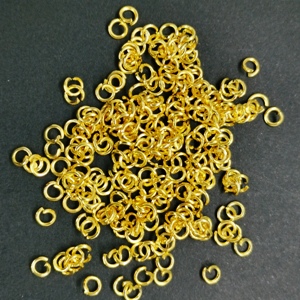 4mm-Jump Rings-Gold Plated